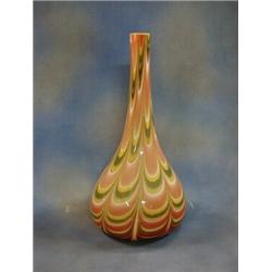 An impressive Art Glass vase with swirled decoration £100-150...