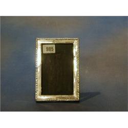 A silver photograph frame Birmingham 1919 6" £30-50...