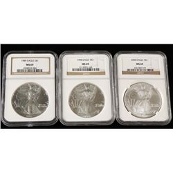 Lot of (3) Coins