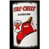Image 1 : Antique Texaco Fire Chief Gasoline Porcelain Sign
