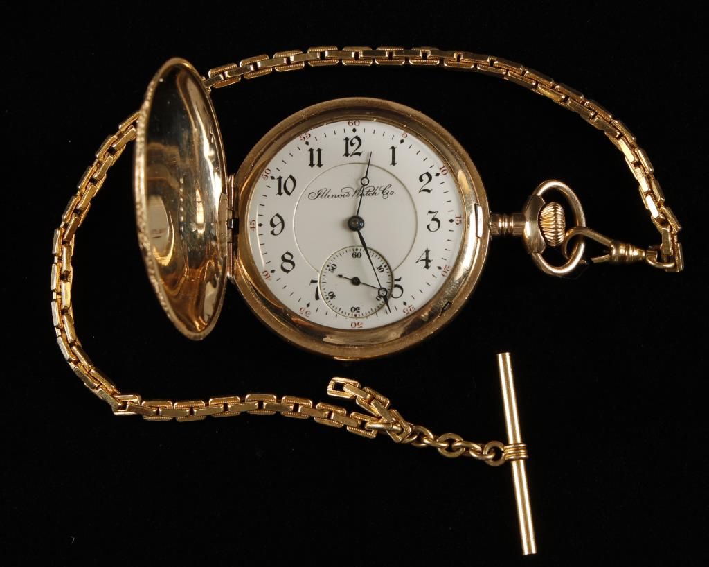 Vintage Illinois Watch Co Pocket Watch