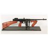Image 1 : Handmade Wooden Tommy Gun on stand