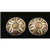 Image 1 : Intricate Concho-Style Earrings by Arland F. Ben