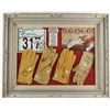 Image 1 : Glass framed display of PBR gloves and autographs