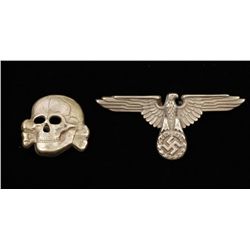 German WWII Waffen SS Officers Visor Cap