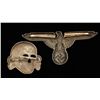Image 2 : German WWII Waffen SS Officers Visor Cap