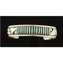 Exquisite Pettipoint Cuff by Dave & Celia Nieto