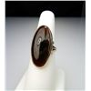 Image 2 : Custom Made Oval Fire Agate Ring