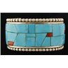 Image 1 : Beautiful Kingman Turquoise and Coral Cuff