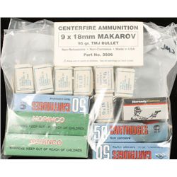 Lot of 9X18 Makarov Ammo