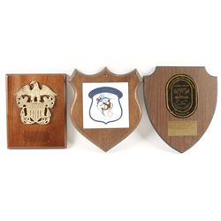 Lot of 3 Ships Plaques