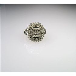 Glittering Deco Style Diamond Ring.