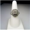 Image 3 : Glittering Deco Style Diamond Ring.