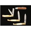 Image 1 : Lot of 4 folding blade knives
