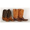 Image 2 : Lot of (2) Justin & Sanders Cowboy Boots