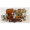 Image 1 : Lot of 1 Horse Statues, 4 Elephant Statues