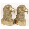 Image 1 : Lot of (2) Brass Eagle Head Bookends