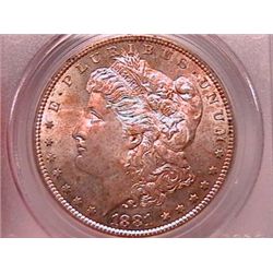 1881-S Morgan Dollar Ch MS64 PCGS