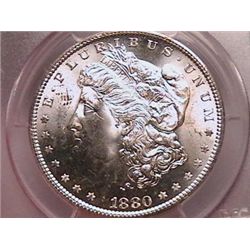 1880-S Morgan Dollar Ch MS64 PCGS (Should be MS-65)