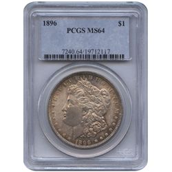 1896 Morgan Dollar Ch MS64 PCGS