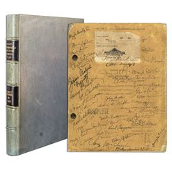 Script for ''David Copperfield'', Signed by 29 Principal Cast & Crew Including Lionel Barrymore, Dir