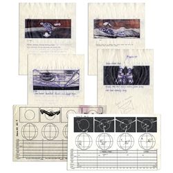 Production Drawings For Sci-Fi Classic ''The Last Starfighter'' by Illustrator Rick Sternbach