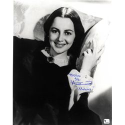 Large Olivia de Havilland Signed 11'' x 14'' Photo as ''Melanie'' in ''Gone With the Wind''