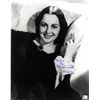 Image 1 : Large Olivia de Havilland Signed 11'' x 14'' Photo as ''Melanie'' in ''Gone With the Wind''