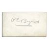 Image 1 : Richard Byrd Signature -- Arctic Explorer -- In Pencil: ''RE Byrd'' -- 3.5'' x 2'' -- Near Fine