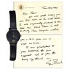 Image 1 : George H.W. Bush Custom-Made Personally Owned Watch with a Handwritten Letter by Bush Attesting to i