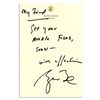 Image 1 : Rare Autograph Note Signed by George W. Bush as President