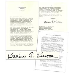 'William J. Clinton'' Typed Letter Signed as President 1 Day Before He Left Office -- ''...challenge