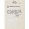 Image 1 : Joseph Heller Typed Letter Signed -- ''...[make] available to him any information about my military 