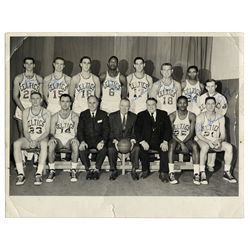 World Champion 1960 Boston Celtics Team Signed 14'' x 11'' Photo -- With PSA/DNA COA