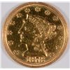 Image 1 : 1878 $2.50 GOLD LIBERTY AU/BU CLEANED
