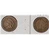 Image 1 : 1859 & 1863 INDIAN HEAD CENTS VG