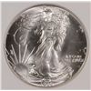 Image 2 : 1986 AMERICAN SILVER EAGLE, PCI MS-70  RARE  TRENDS PRICE $450.00