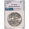 Image 1 : 1988 AMERICAN SILVER EAGLE, PCI MS-70  RARE  TRENDS PRICE $1950.00