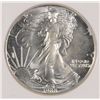 Image 2 : 1988 AMERICAN SILVER EAGLE, PCI MS-70  RARE  TRENDS PRICE $1950.00