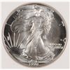 Image 2 : 1990 AMERICAN SILVER EAGLE, PCI MS-70  RARE  TRENDS PRICE $500.00