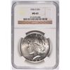 Image 1 : 1926-S PEACE DOLLAR NGC MS-63