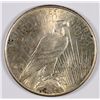 Image 2 : 1925 PEACE SILVER DOLLAR, MS-64 TONING ON OBVERSE