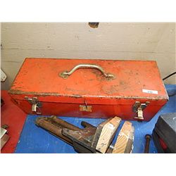 RED TOOL BOX & CONTENTS