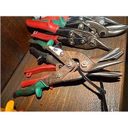 BUNDLE OF TIN SNIPS - 3 PRS