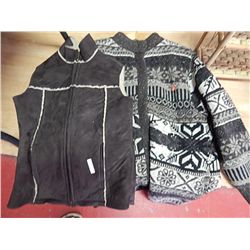 HAND KNITTED SWEATER & VEST