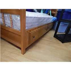 MAPLE MATES BED - 2 DRAWER - MATTRESS NOT INCLUDED