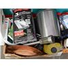 Image 1 : BOX OF ASSORTED - TRASH CAN ETC