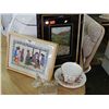 Image 1 : LOT OF COLLECTABLES, TEA CUP, 2 DOG PICS