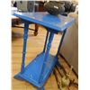 Image 1 : PAINTED BLUE WOOD SIDE TABLE - 1930'S