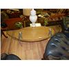 Image 1 : NEW OVAL GLASS TOP COFFEE TABLE